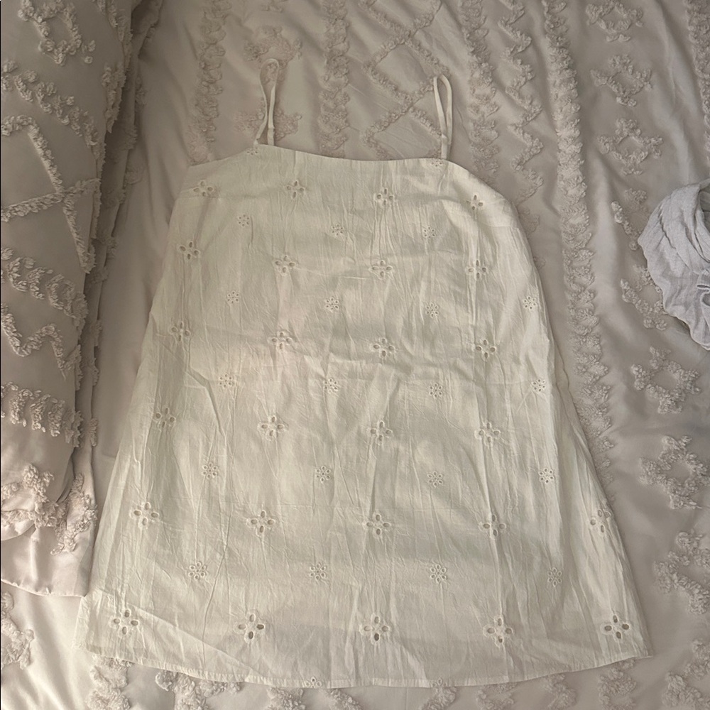 Elegant White Mini Dress never worn
